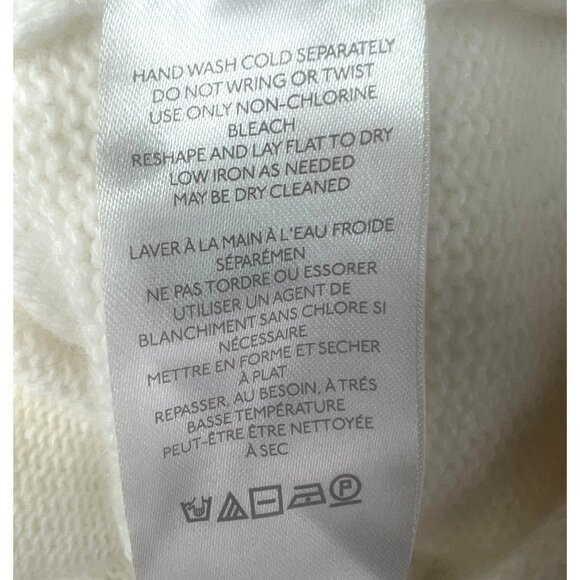 Maeve By Anthropologie Medium Ivory Knit Cardigan Sweater W/ Button Front - Picture 10 of 16